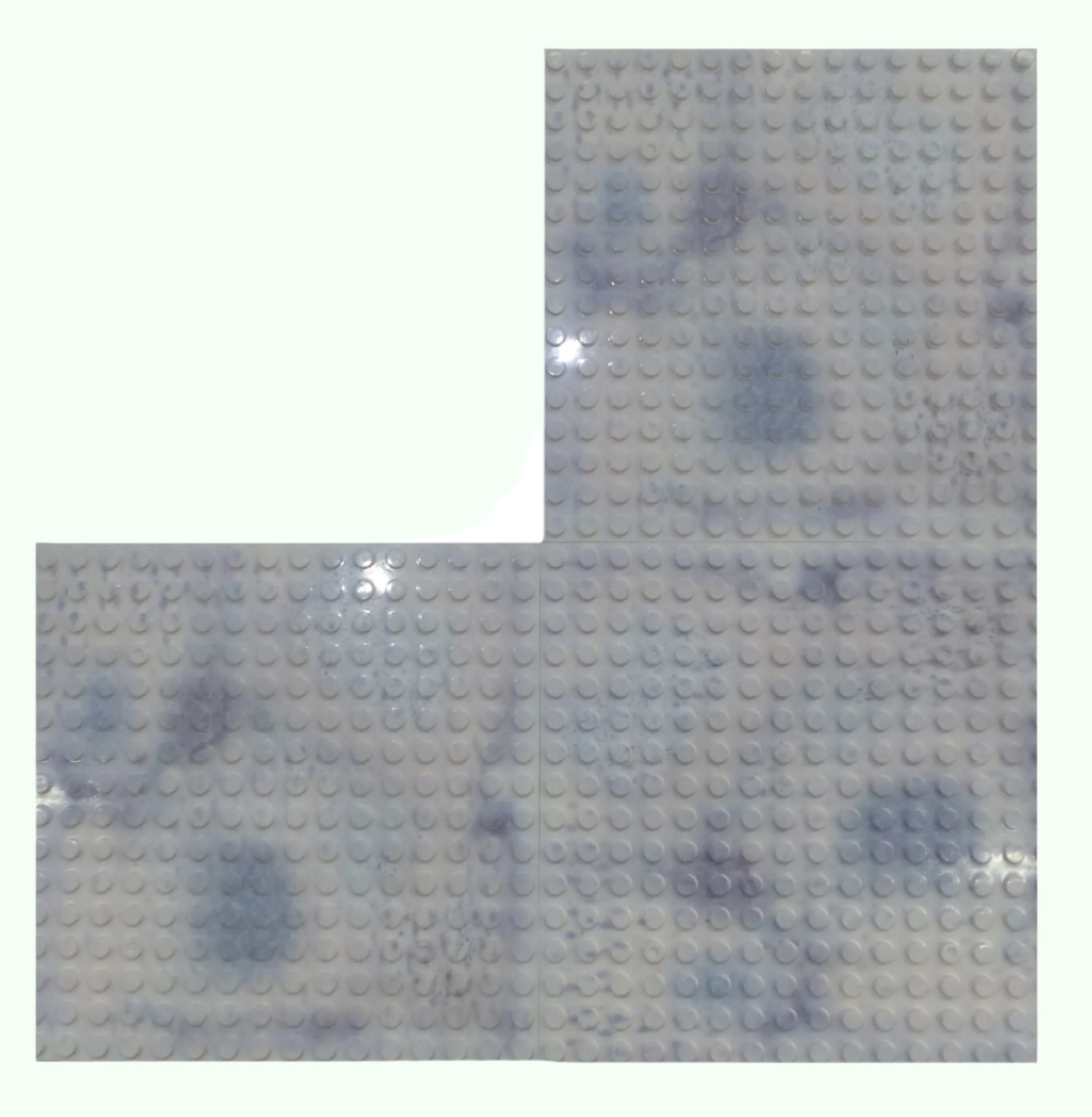 Viererset Bedruckte Bauplatten, Platte 16x16 Noppen (je. 4x) - Reptim