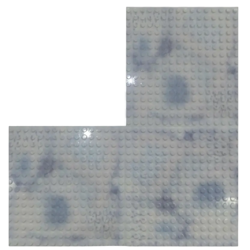 Viererset Bedruckte Bauplatten, Platte 16x16 Noppen (je. 4x) - Reptim