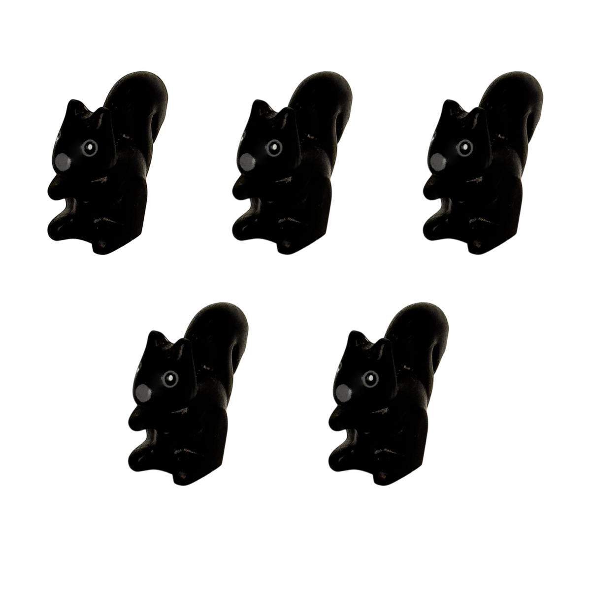 Eichhörnchen in Schwarz in Miniaturform