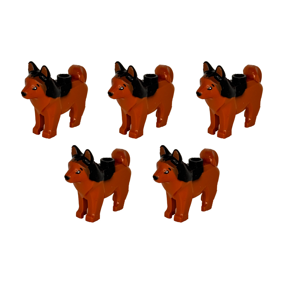 Schaeferhund in Miniaturform mit dunkler Farbgebung