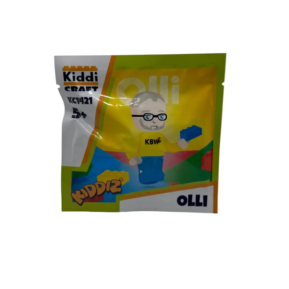 Olli- Minifigur aus Klemmbausteinen