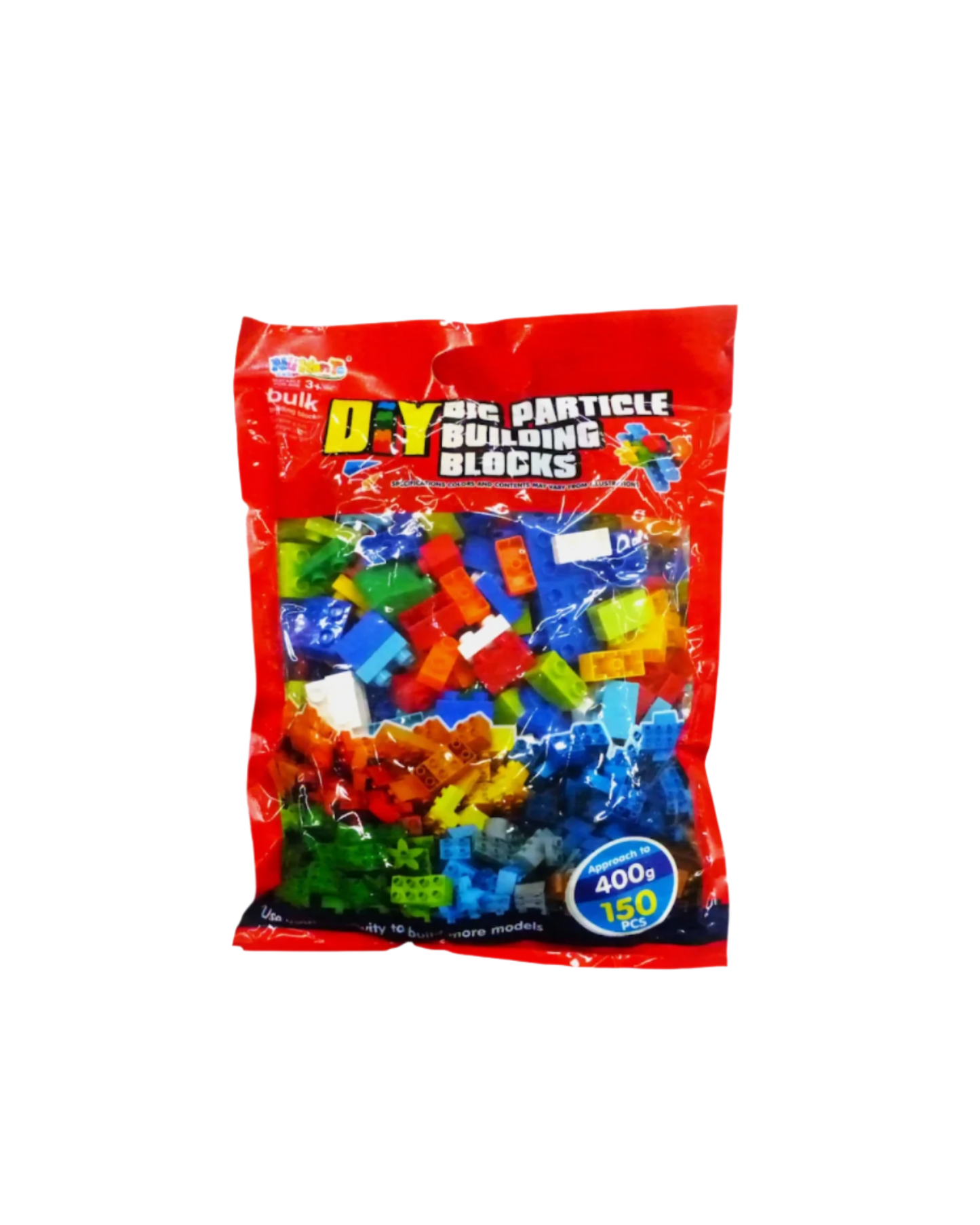 Big-Blocks | Bunte Bausteine-Tüte 150Pcs - Reptim
