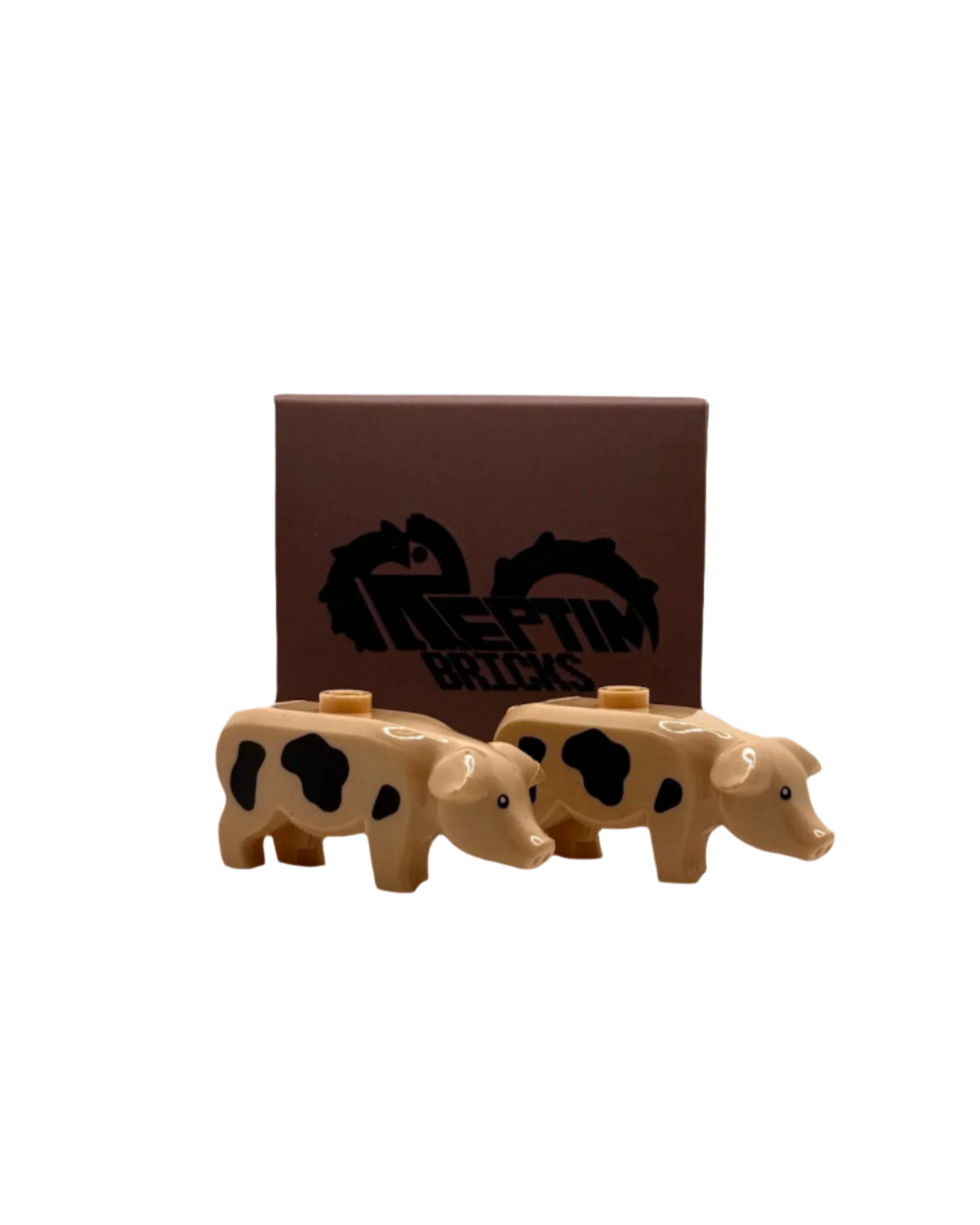 Schwein Beige / Schwarz - Reptim