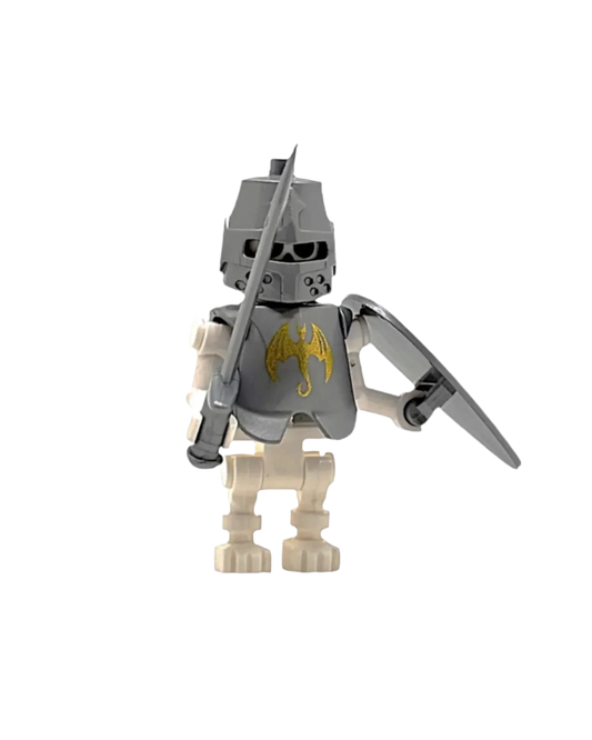 Skelett-Ritter Weiß / Hellgrau - Reptim