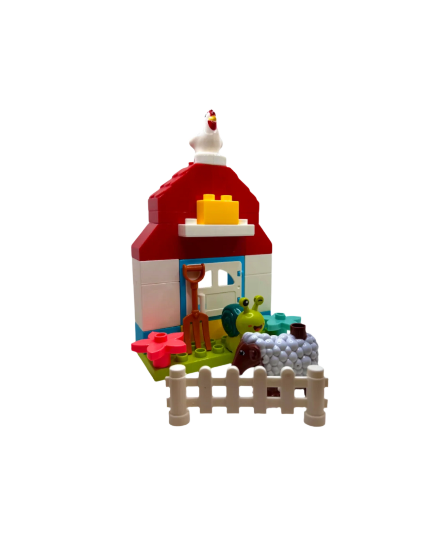 Kleine Big-Blocks Farm mit Tieren - Reptim