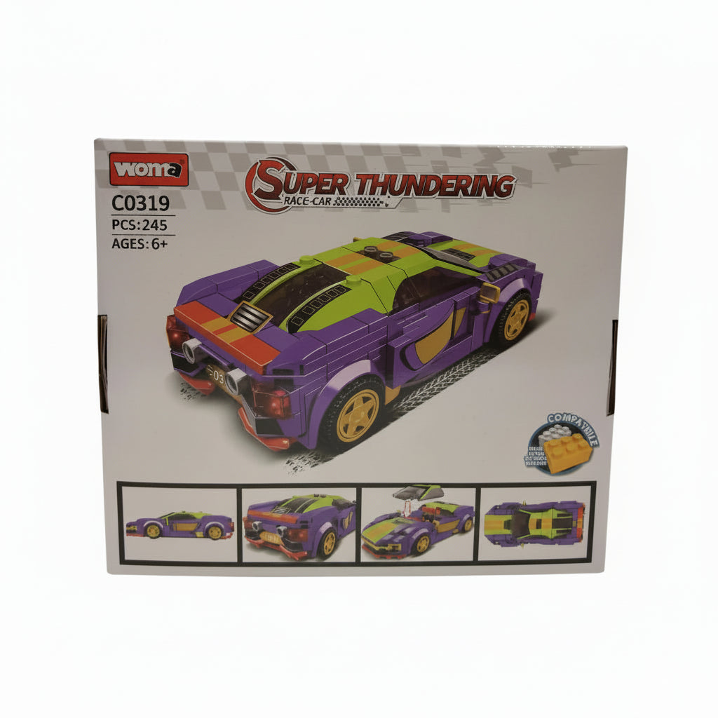 Super Rennauto C0319 – Lila