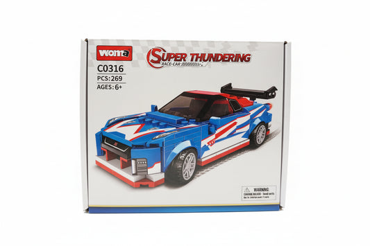 Super Rennauto C0316 – Blau