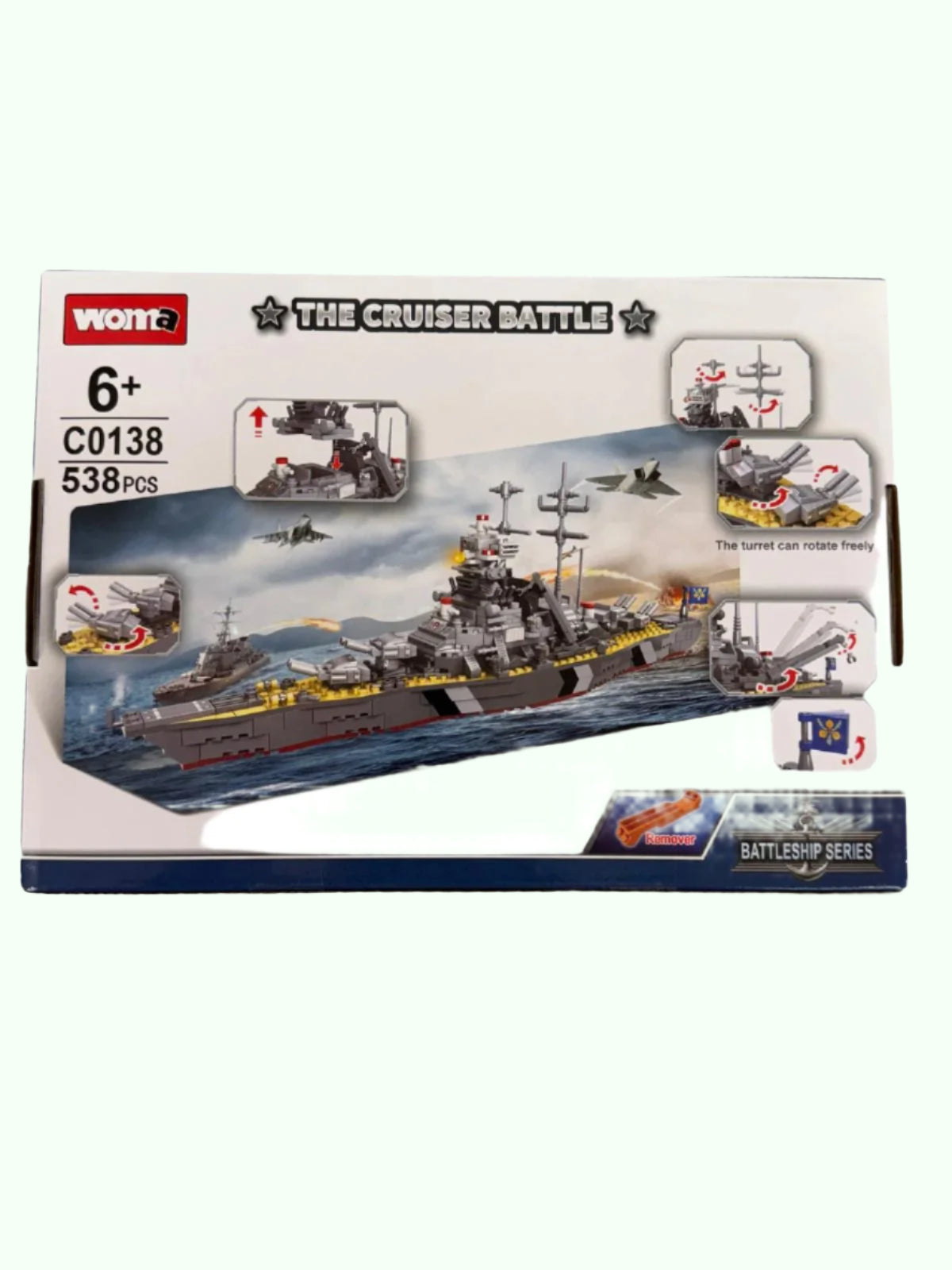 WOMA Kriegsschiff Dunkelgrau - Reptim