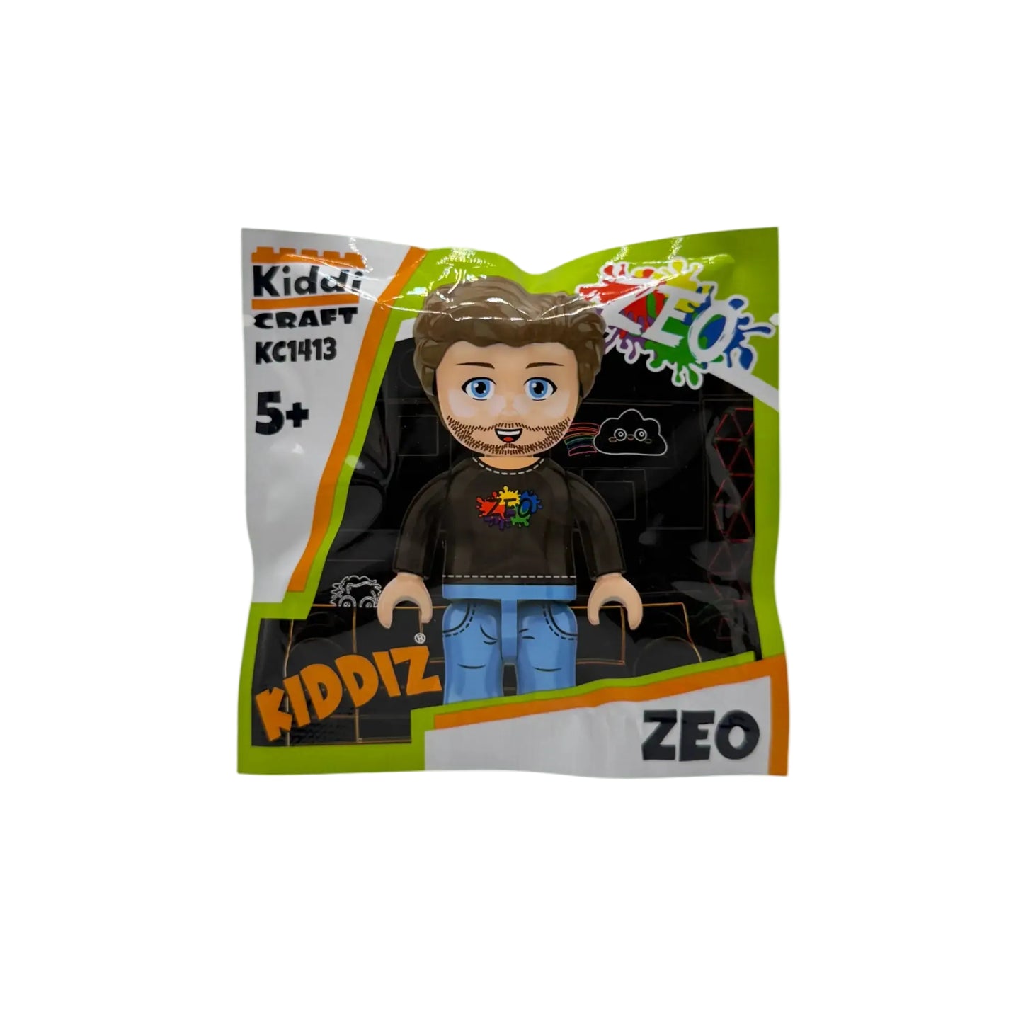 Zeo- Minifigur aus Klemmbausteinen