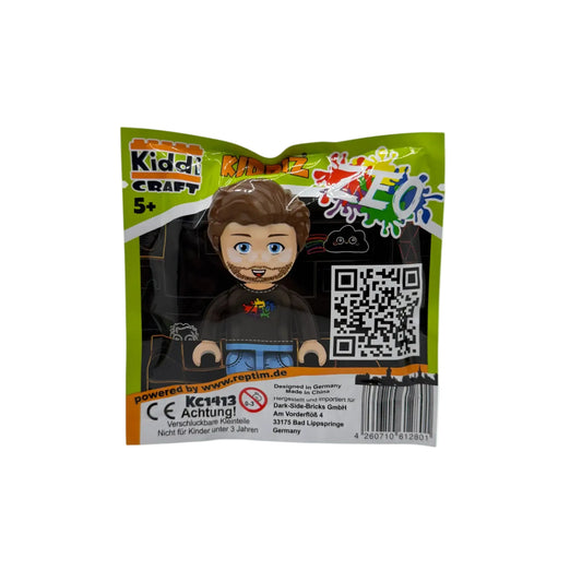 Zeo- Minifigur aus Klemmbausteinen