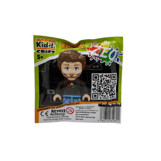 Zeo- Minifigur aus Klemmbausteinen