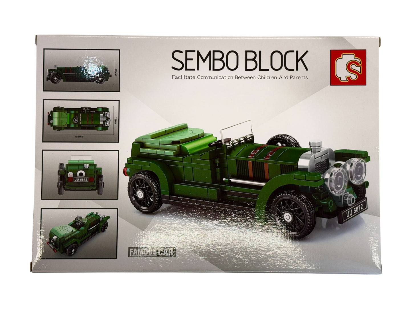 Sembo Block Oldtimer Grün - Reptim