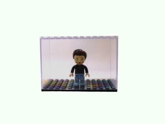 Acrylglas Vitrine (9,5 x 4,7 x 6,5 cm) für Minifiguren - Reptim