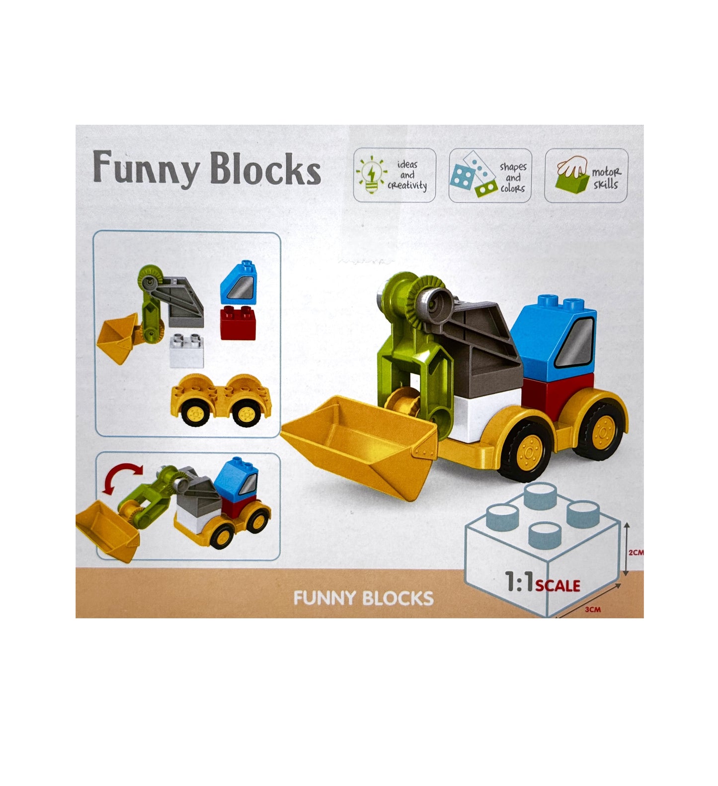 Funny Blocks Baustellen- und Rettungsfahrzeuge - Reptim