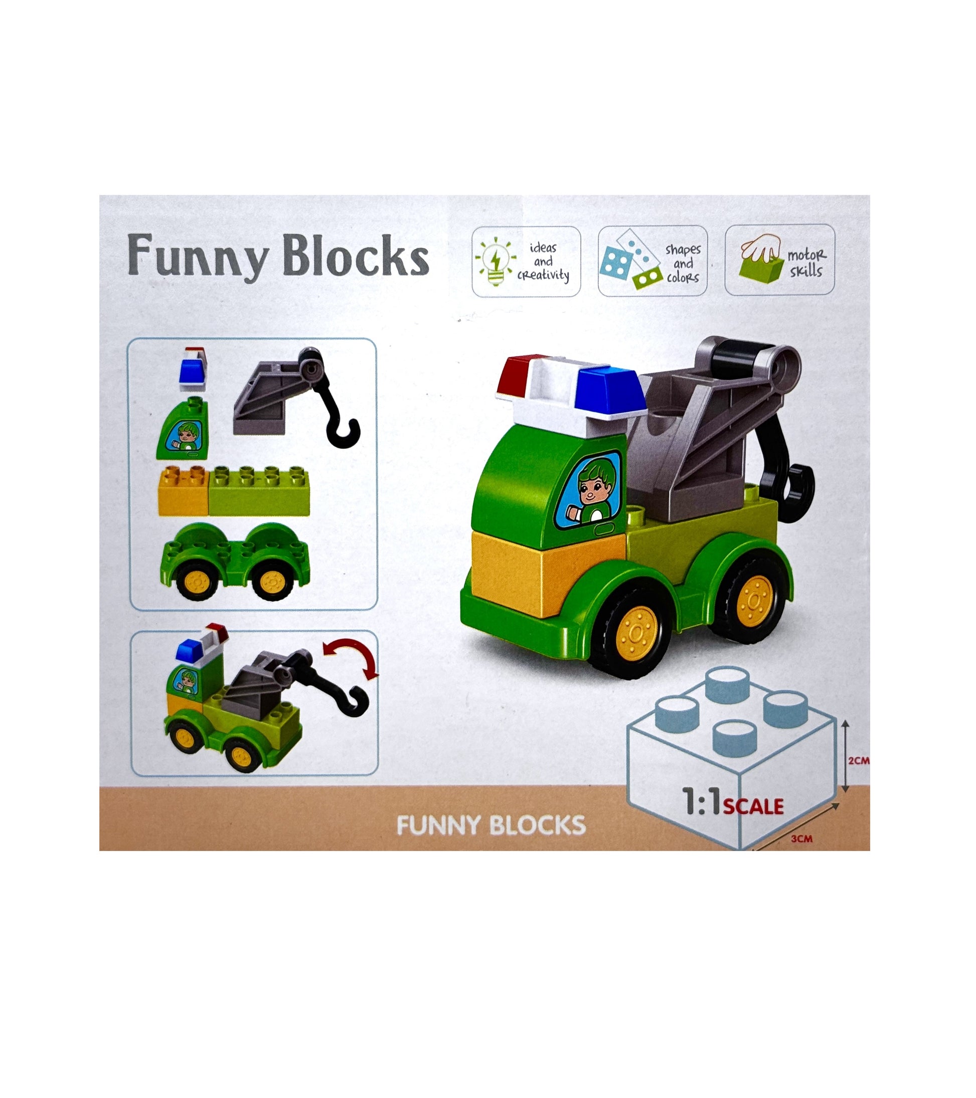 Funny Blocks Baustellen- und Rettungsfahrzeuge - Reptim