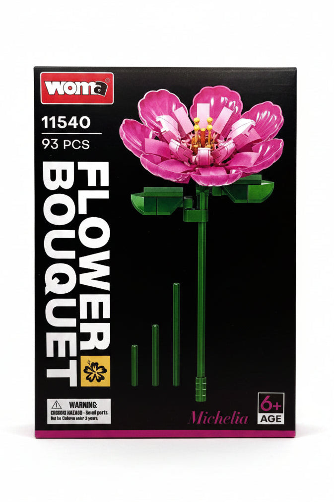 Magnolie aus Klemmbausteinen