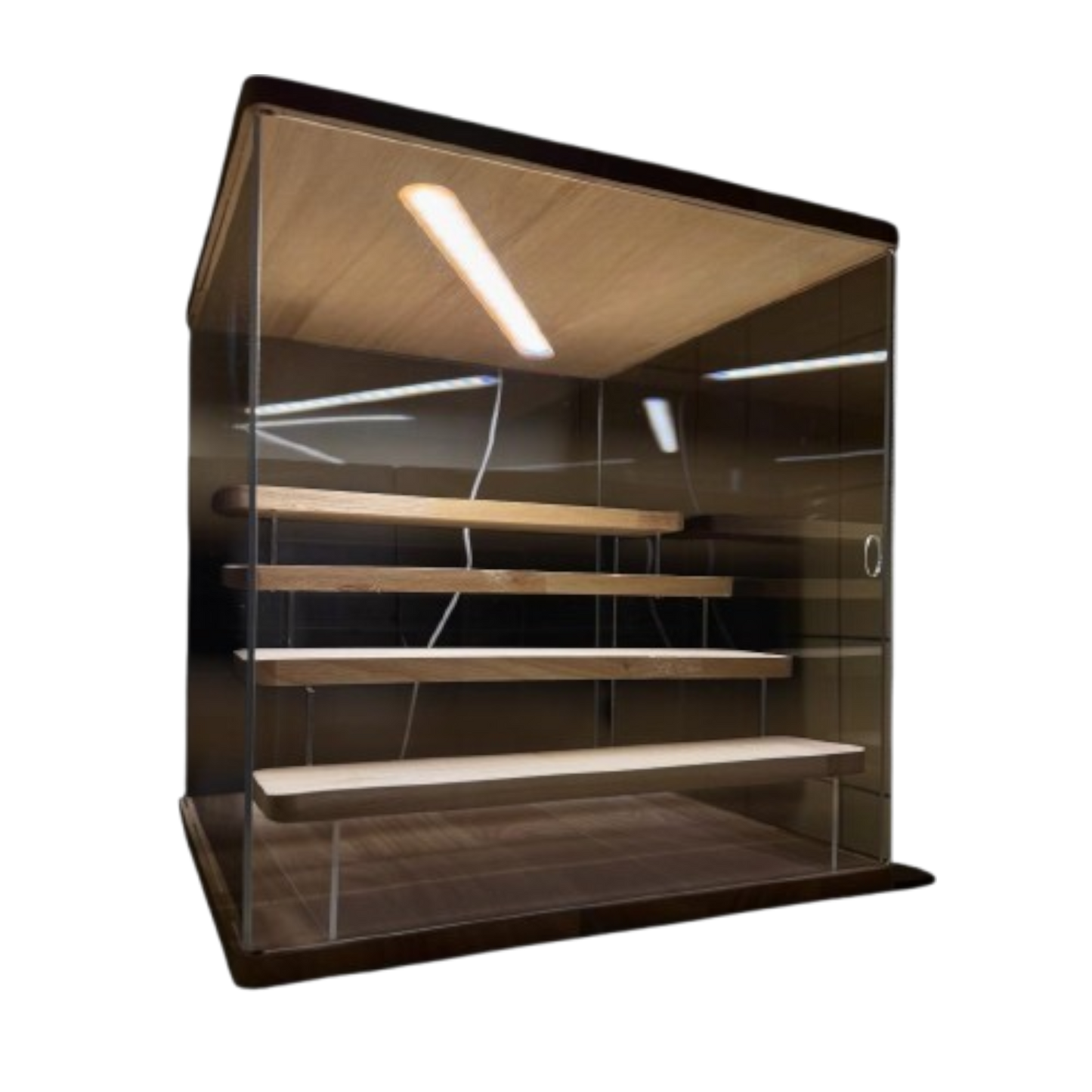 Beleuchtete Vitrine 32 x 32 x 33,4 cm