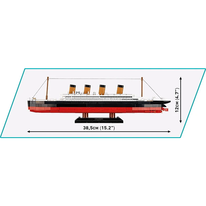 Titanic R.M.S Cobi 593 Klemmbausteine