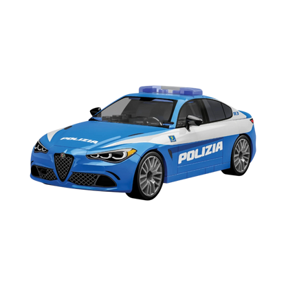 Giulia Quadrifoglio Polizia mit 93 Klemmbausteinen