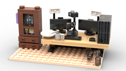 Zeo's Streaming Setup | Detailreiches Klemmbaustein Set für Gamer & Creator
