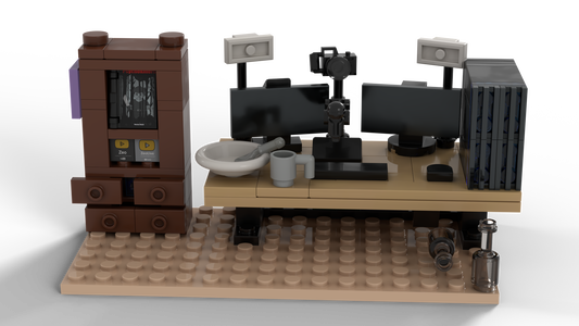Zeo's Streaming Setup | Detailreiches Klemmbaustein Set für Gamer & Creator