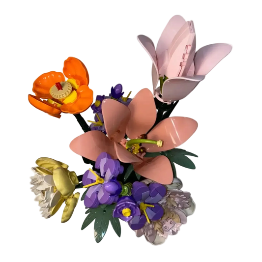 Klemmbaustein Blumenstrauß „Eleganter Floraler Mix" | Set 11120