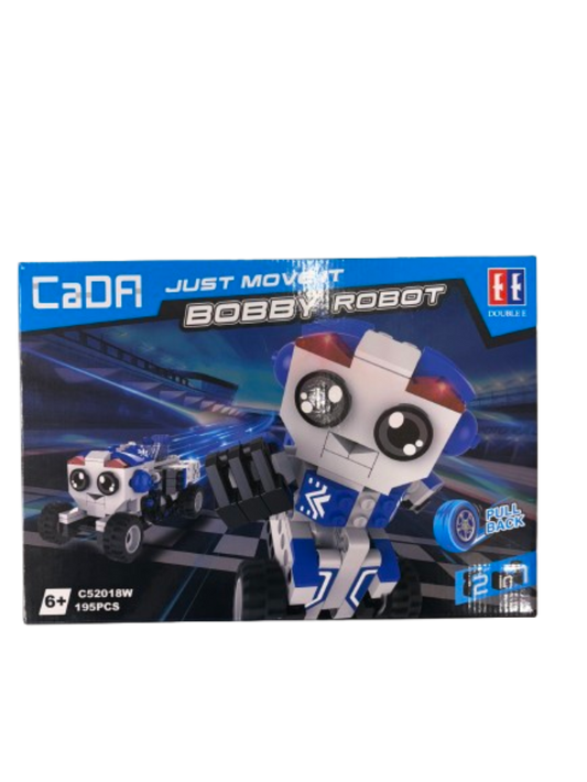 CaDA Bobby Roboter 2 in 1 Pull Back