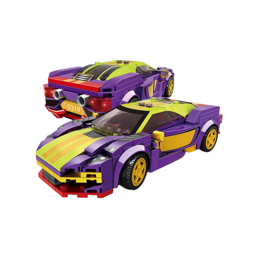 Super Rennauto in verschieden Farben