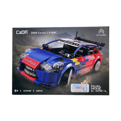 Citroën C4 WRC mit 329 Klemmbausteinen und Fernsteuerung