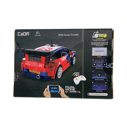 Citroën C4 WRC mit 329 Klemmbausteinen und Fernsteuerung