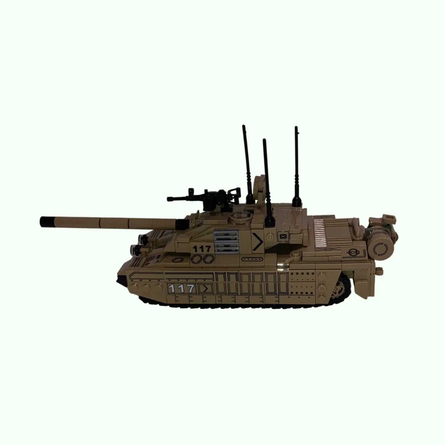 Klemmbausteine Militärfahrzeuge Challenger II Main Battle Tank
