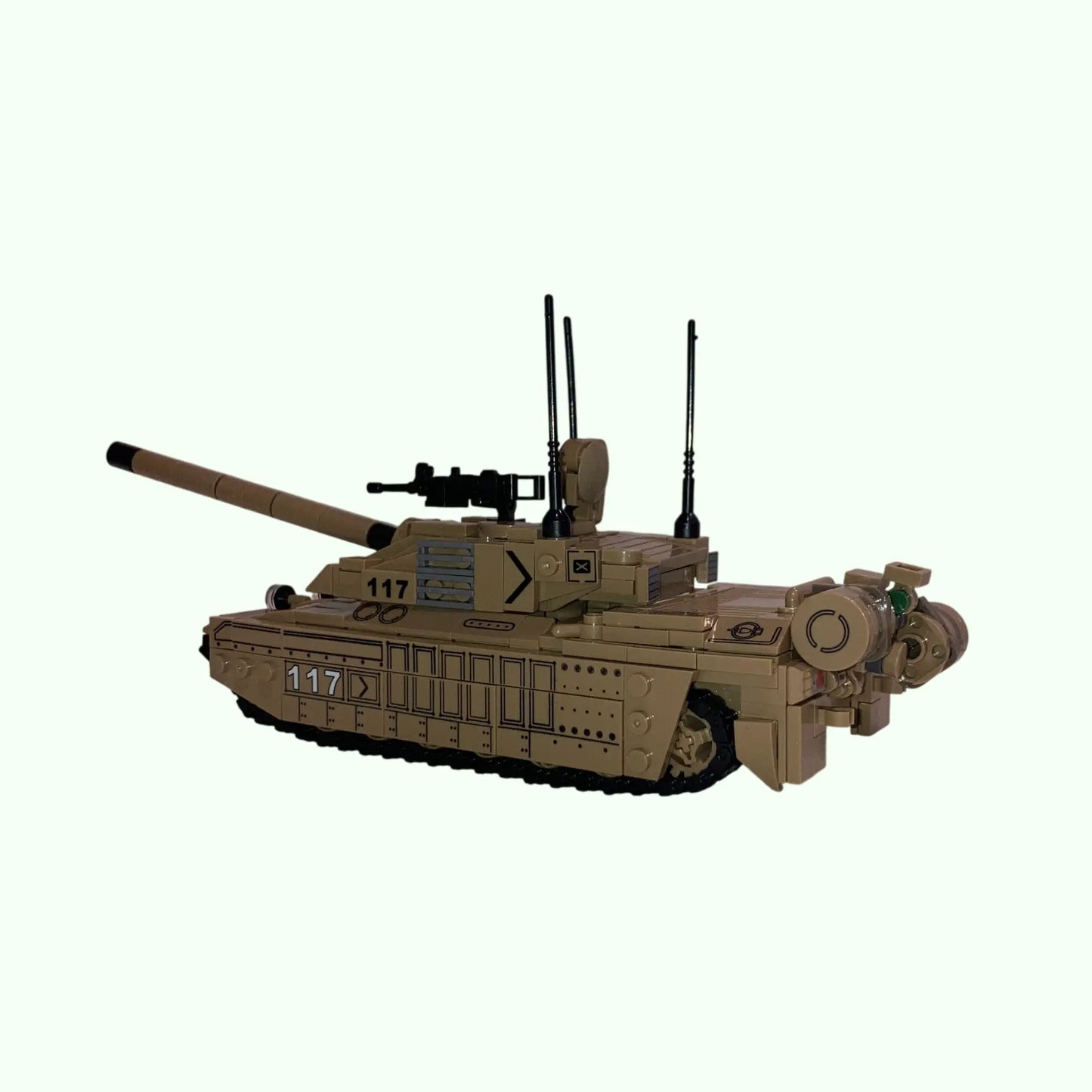Klemmbausteine Militärfahrzeuge Challenger II Main Battle Tank