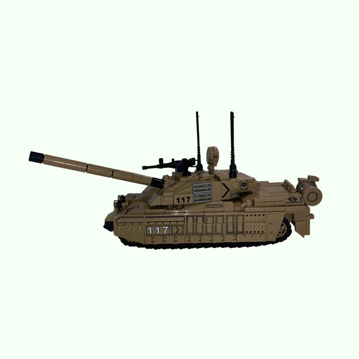 Klemmbausteine Militärfahrzeuge Challenger II Main Battle Tank
