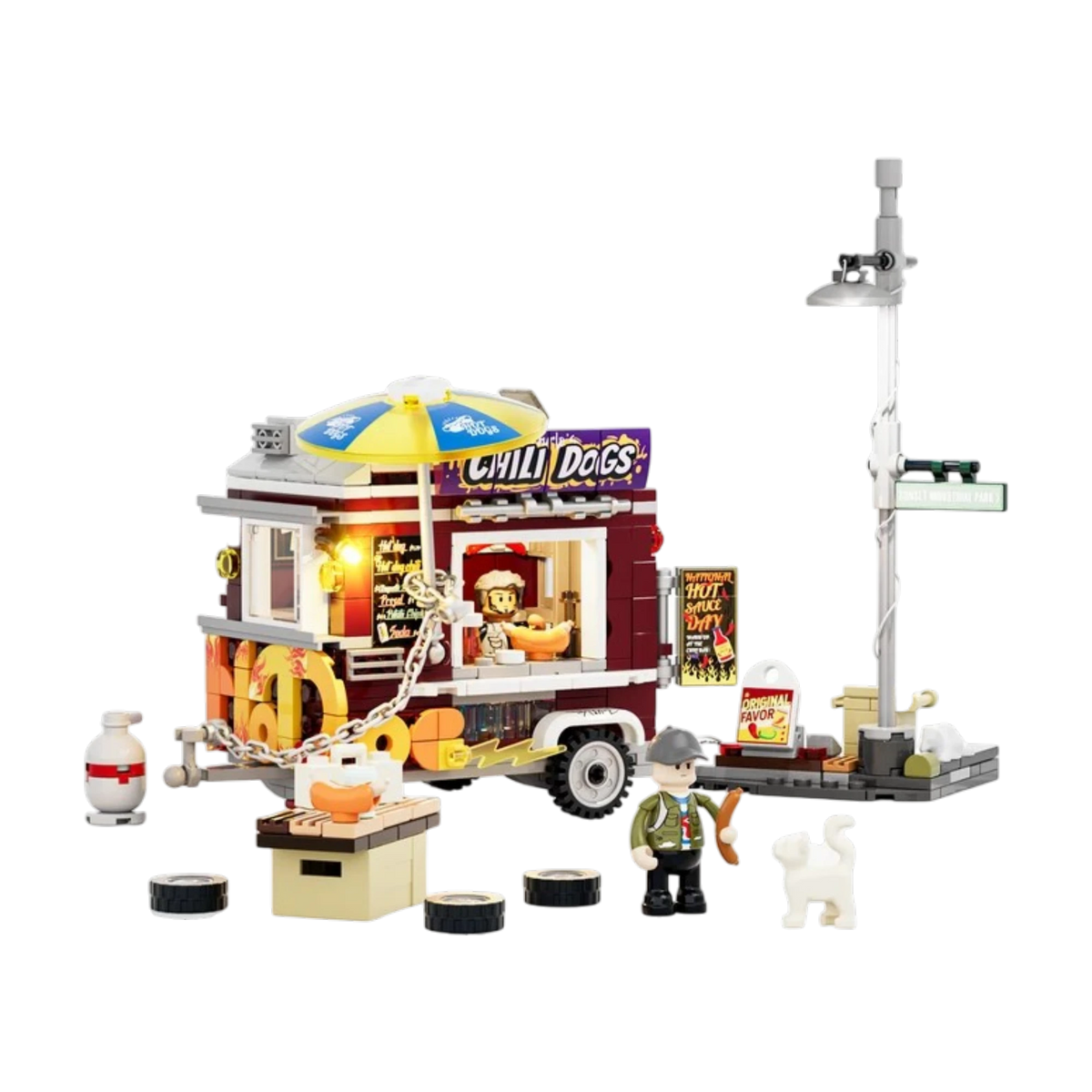 Beleuchteter Chili- Dog Foodtruck