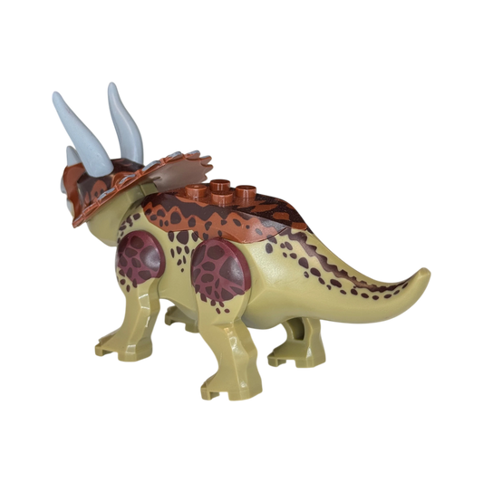 Triceratops klein- Baustein- Dinosaurier