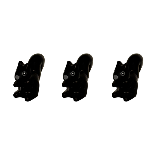 Eichhörnchen in Schwarz in Miniaturform