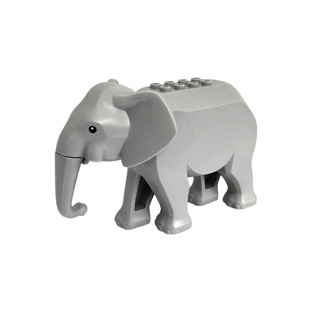 Kleiner grauer Elefant aus Klemmbausteinen