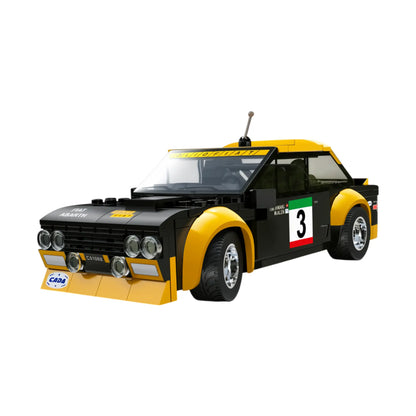 Fiat Abarth 131 mit 216 Klemmbausteinen und Fernsteuerung