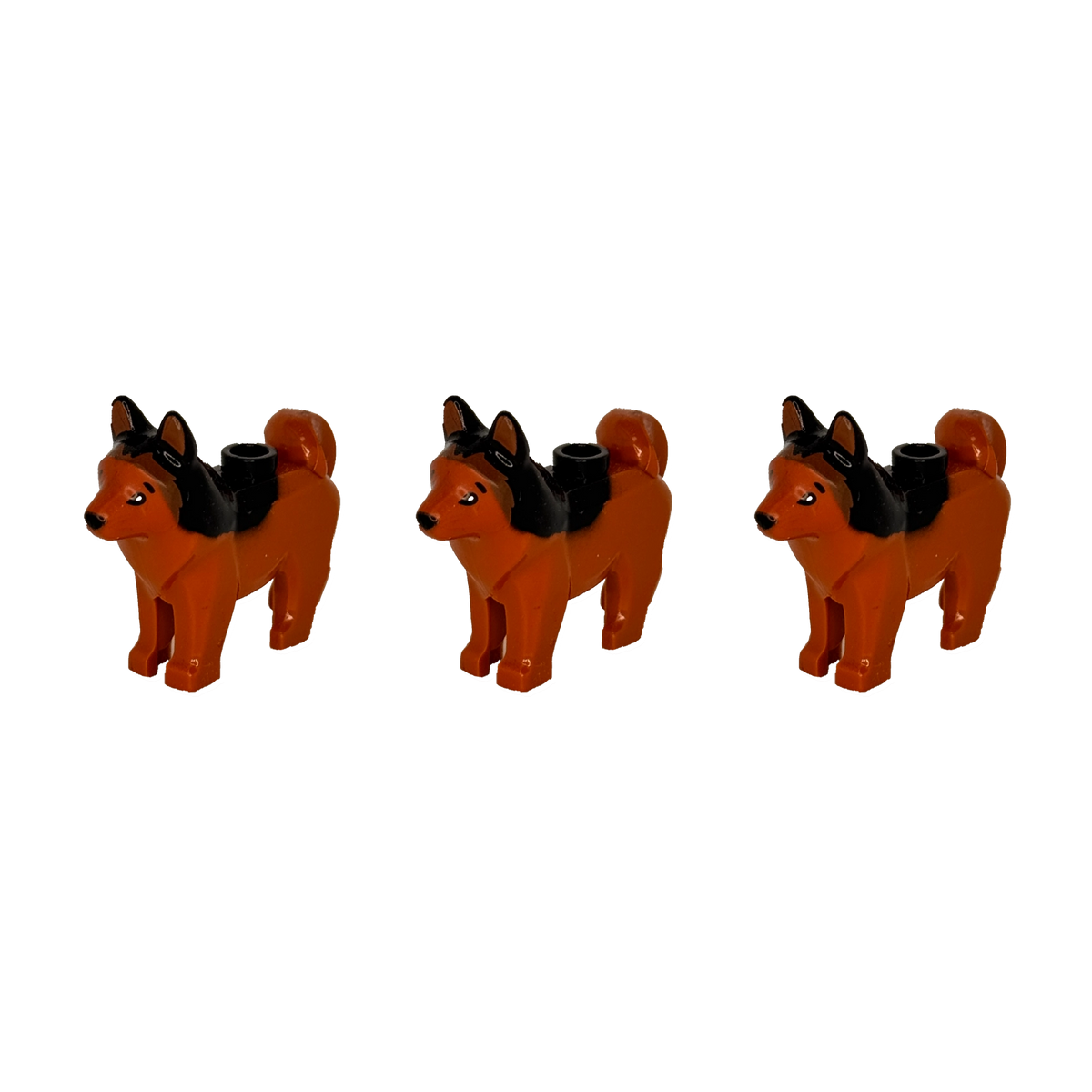 Schaeferhund in Miniaturform mit dunkler Farbgebung