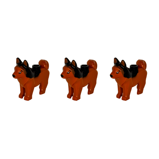 Schaeferhund in Miniaturform mit dunkler Farbgebung
