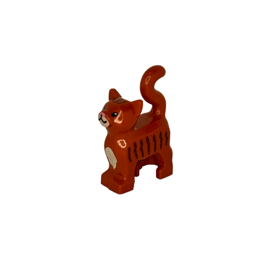 Katze Orange/Braun in Miniaturform