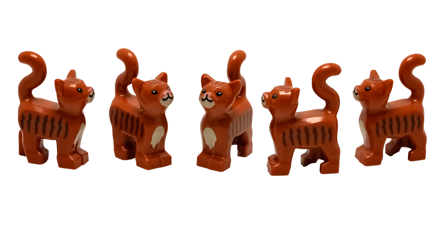 Katze Orange / Braun in Miniatur Form