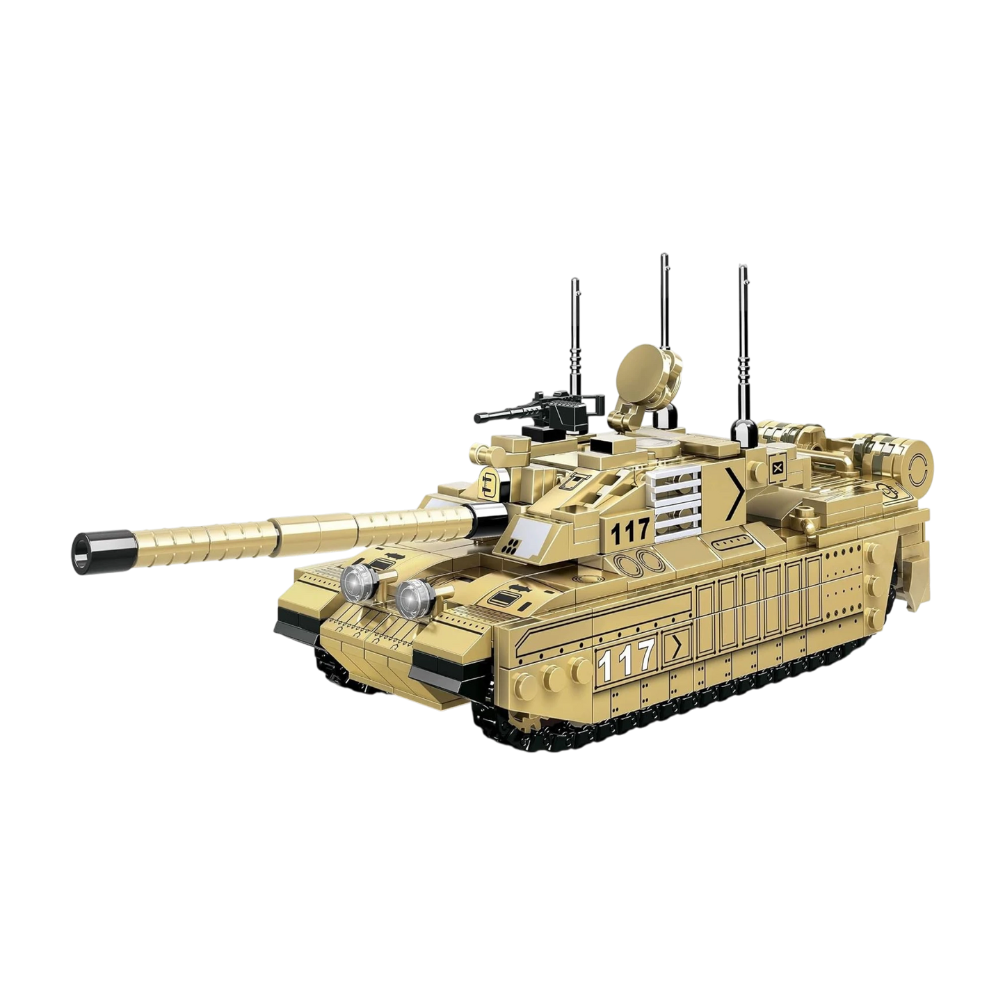 Klemmbausteine Militärfahrzeuge Challenger II Main Battle Tank