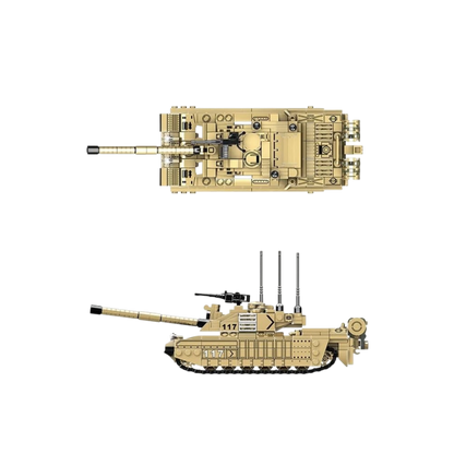 Klemmbausteine Militärfahrzeuge Challenger II Main Battle Tank