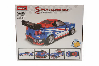 Super Rennauto C0316 – Blau