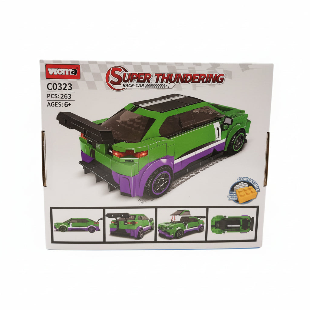 Super Rennauto C0323 – Grün