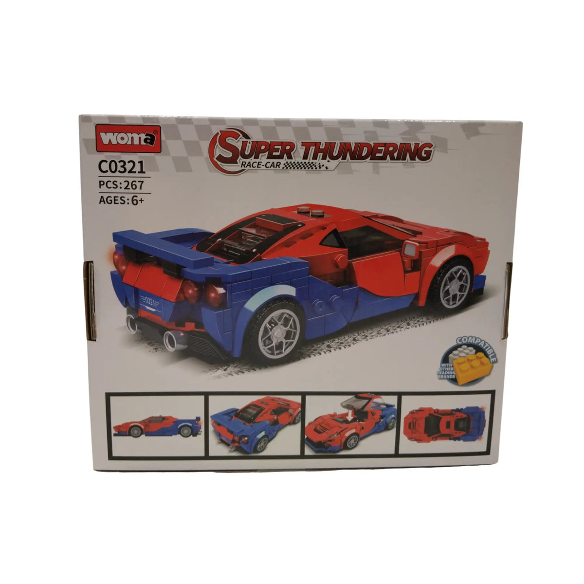 Super Rennauto C0321 – Rot