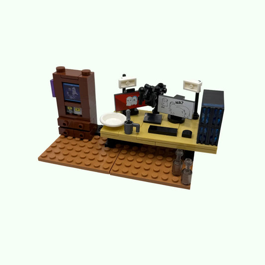 Zeo's Streaming Setup | Detailreiches Klemmbaustein Set für Gamer & Creator