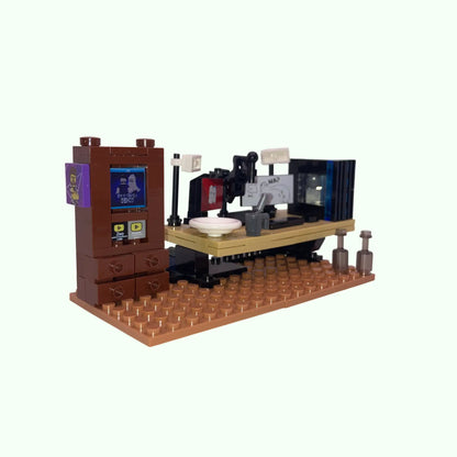 Zeo's Streaming Setup | Detailreiches Klemmbaustein Set für Gamer & Creator