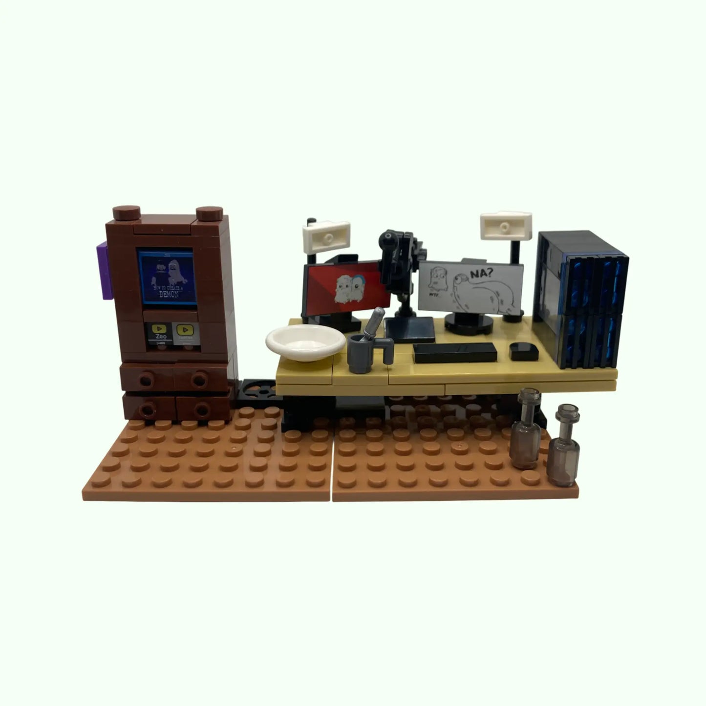 Zeo's Streaming Setup | Detailreiches Klemmbaustein Set für Gamer & Creator